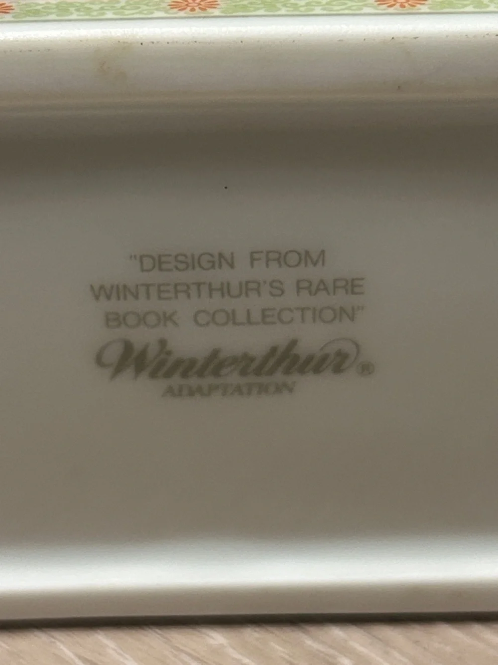 Andrea by Sadek Winterthur Rare Book Collection Floral Porcelain FlowerFrog Vase